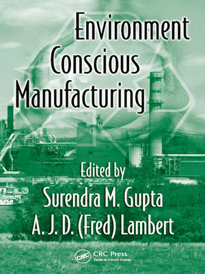 cover image of Environment Conscious Manufacturing